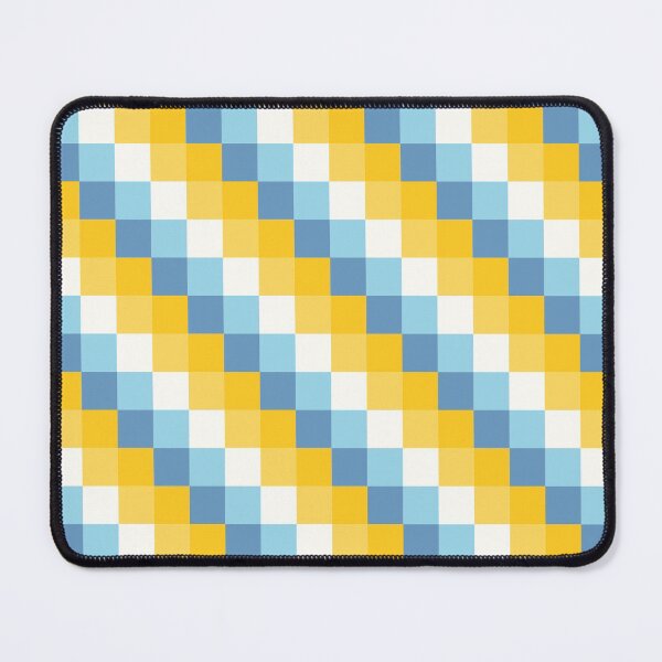 Item preview, Square Blue Orange Mix Pattern designed and sold by DAFIN.