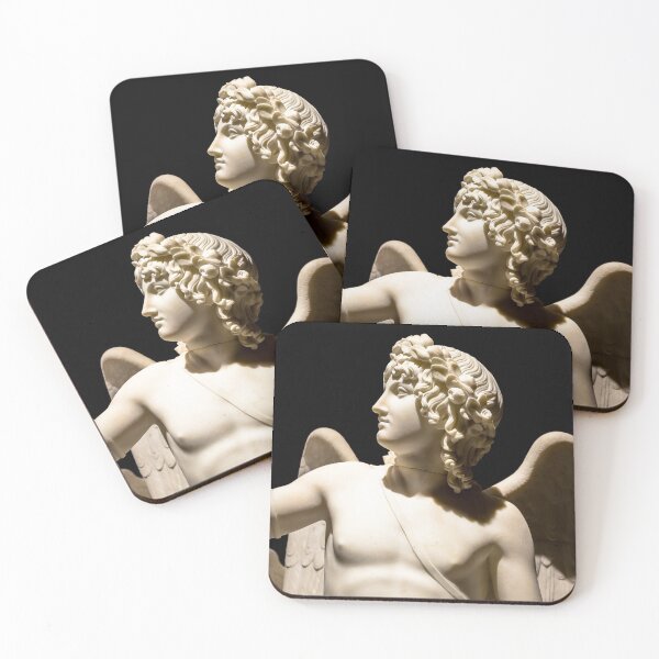 Item preview, Cupid Triumphant - Bertel Thorvaldsen, 1822 antique statue in marble designed and sold by Paolo Modena Photography    -   Fine Italian Art.