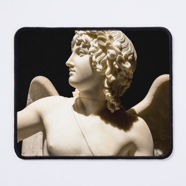 Item preview, Cupid Triumphant - Bertel Thorvaldsen, 1822 antique statue in marble designed and sold by Paolo Modena Photography    -   Fine Italian Art.