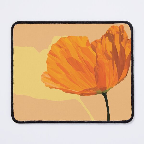 Item preview, Low Poly Orange Poppy designed and sold by ErinFCampbell.