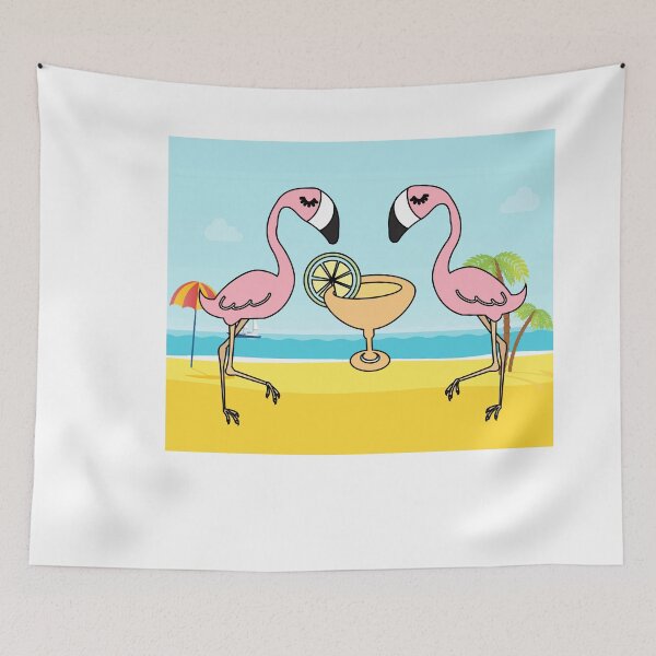 Item preview, Time Out Drink Flamingo Rest Pink Bird designed and sold by flofin.