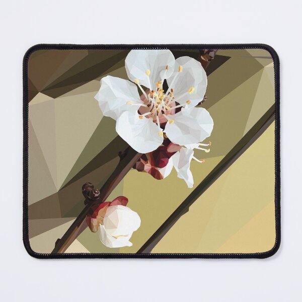 Item preview, Low Poly Plum Blossom designed and sold by ErinFCampbell.