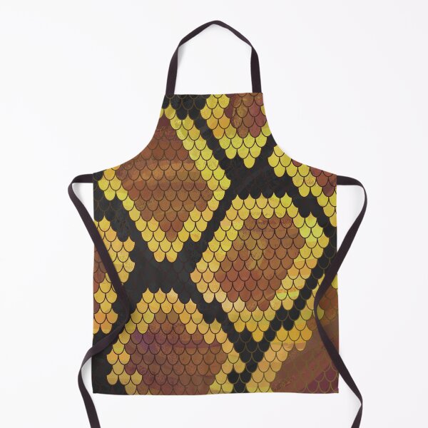 Item preview, Snake Brown and Gold Print designed and sold by ImagineThatNYC.