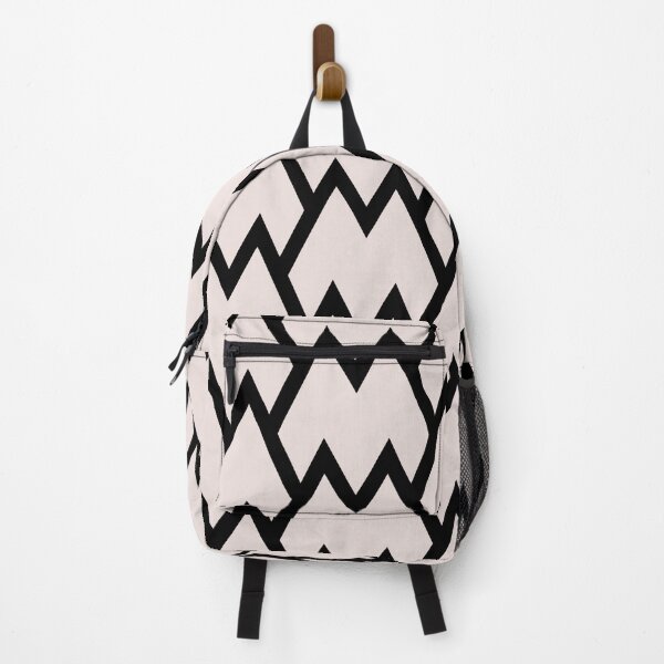 Item preview, Pale Pink and Black Tessellation Line Pattern 18 2021-2022 Trending Color Pantone Coconut Cream 11-1007 designed and sold by ColorOfTheYears.