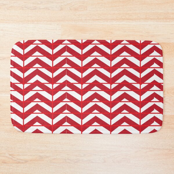 Item preview, Modern Geometric Maroon Red V Shape Chevron Lines Pattern designed and sold by Nisha Prabhu.