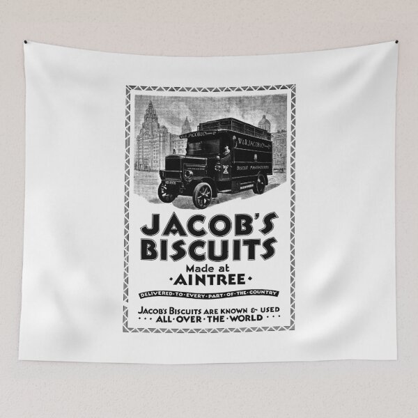 Item preview, BISCUITS FROM AINTREE - ADVERT designed and sold by ThrowbackAds.