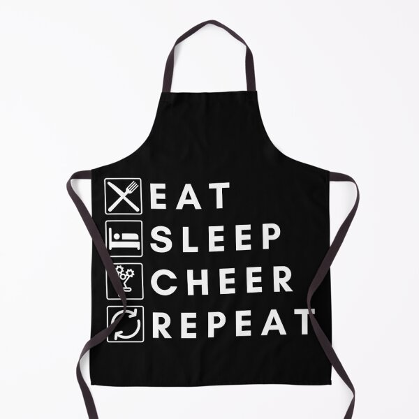 Item preview, Eat, Sleep, Cheer, Repeat designed and sold by The Agreeable Raven.