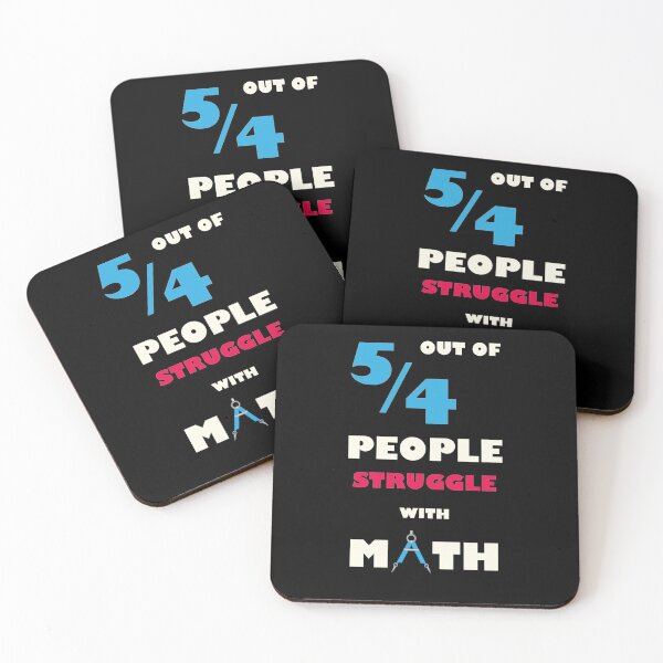 Item preview, 5 Out of 4 Struggle with Math designed and sold by TheUnknown93.