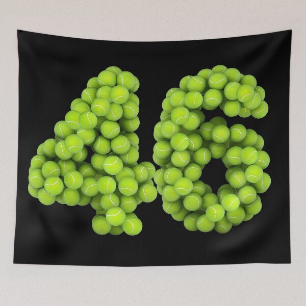 Item preview, Tennis Player Number 46 - Tennis Sports forty-six Game Set Match 46 designed and sold by elhefe.
