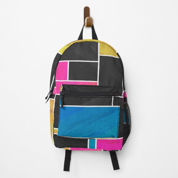 Item preview, Mondrian Blue Pink Black  designed and sold by ImagineThatNYC.