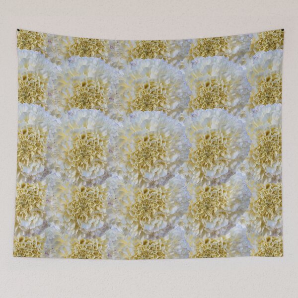 Item preview, Cream Marigold Flower Still Life Floral Photography designed and sold by CottoVerdi.
