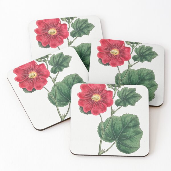 Item preview, Seringapatam A Hollyhock (Alcea Rosea) (1815) Image from The Botanical Magazine or Flower Garden Displayed by Francis Sansom. Original from The Cleveland Museum of Art. designed and sold by LenaShines.