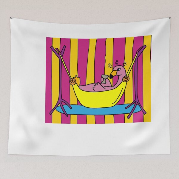 Item preview, Time Out Drink Flamingo Rest Pink Bird designed and sold by flofin.