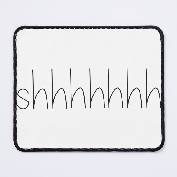Item preview, Quiet Black Text Art designed and sold by lineartdesigns.