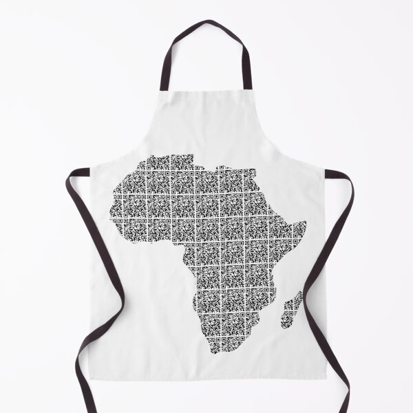 Item preview, Africa código QR (Negro) designed and sold by ThomBlue.