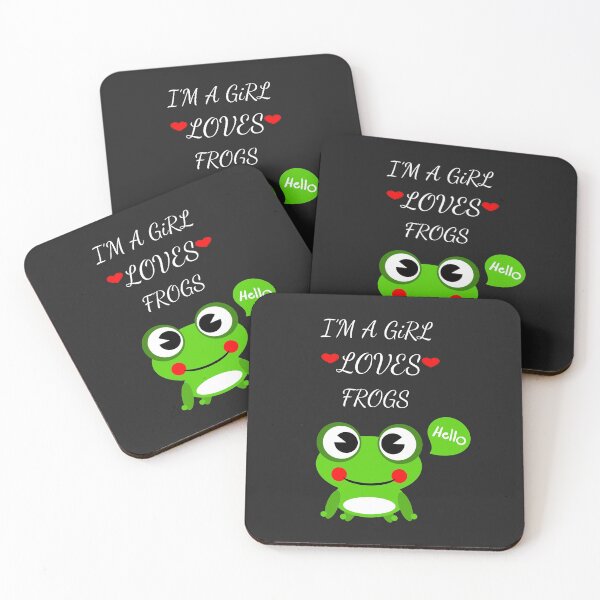 Item preview, Just a Girl who Loves Frogs Gift designed and sold by hadilino.