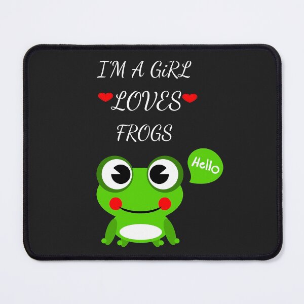 Item preview, Just a Girl who Loves Frogs Gift designed and sold by hadilino.