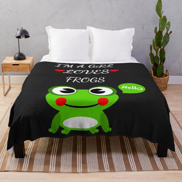 Item preview, Just a Girl who Loves Frogs Gift designed and sold by hadilino.