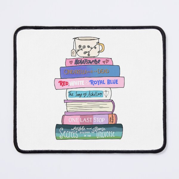 Item preview, LGBTQ+ book stack designed and sold by bookloversclub.