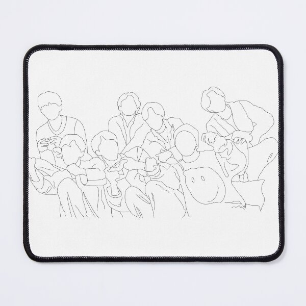 Item preview, Life Goes On Black Outline Print designed and sold by lineartdesigns.