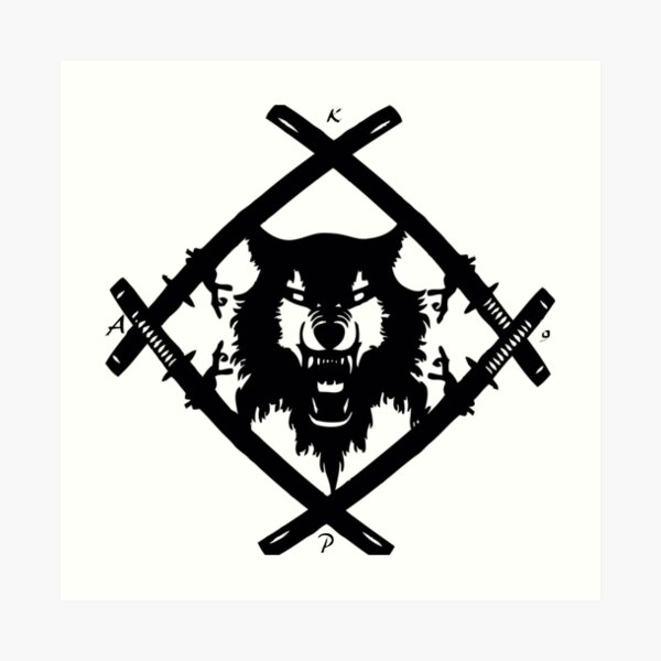 Xavier Wulf Wall Art  Redbubble