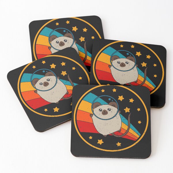 Item preview, Cute Vintage Pointed Siamese Fancy Mouse Owner Retro Pet Mouse In Space designed and sold by JokeGysen.