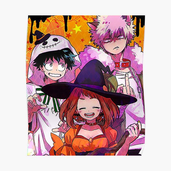 "My hero academia halloween costumes" Poster for Sale by Solei5 Redbubble
