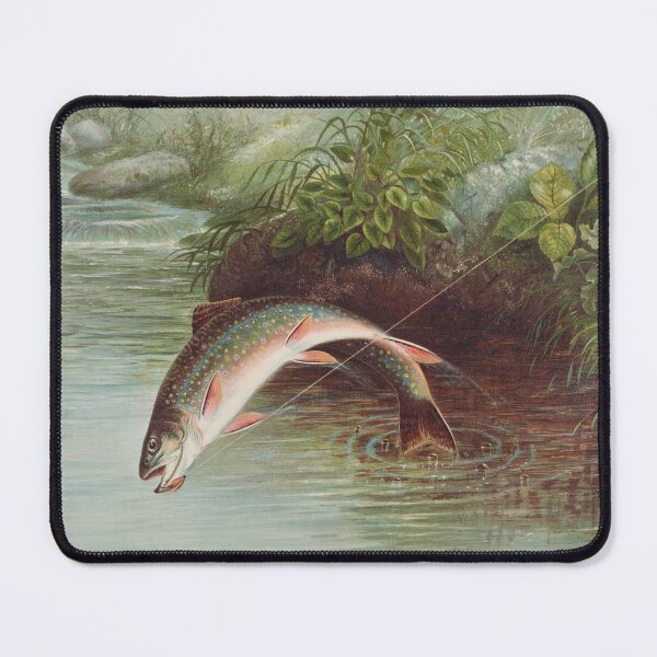 Item preview, Leaping Brook Trout by Samuel Kilbourne designed and sold by themkat.
