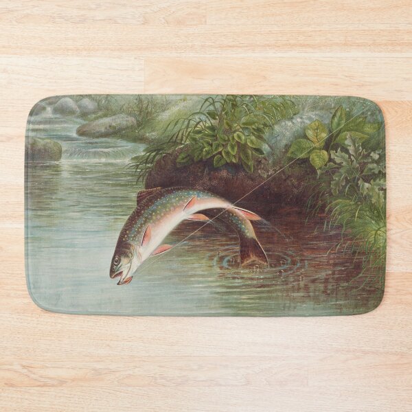 Item preview, Leaping Brook Trout by Samuel Kilbourne designed and sold by themkat.