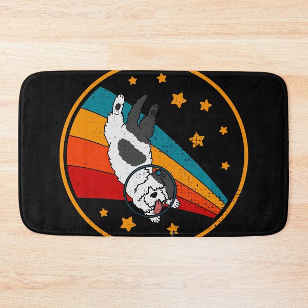 Item preview, Cute Vintage Polish Lowland Sheepdog Owner Retro Dog In Space designed and sold by JokeGysen.