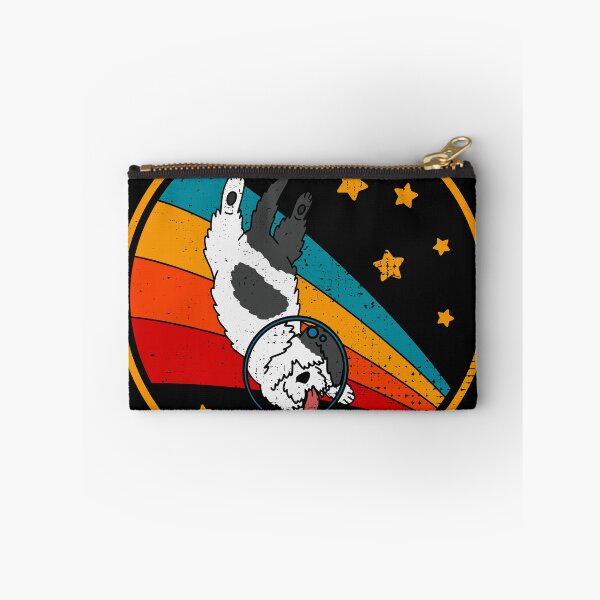 Item preview, Cute Vintage Polish Lowland Sheepdog Owner Retro Dog In Space designed and sold by JokeGysen.