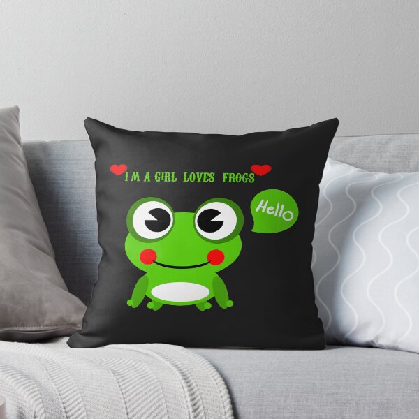 Item preview, Just a Girl who Loves Frogs Gift designed and sold by hadilino.