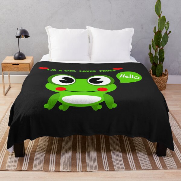 Item preview, Just a Girl who Loves Frogs Gift designed and sold by hadilino.