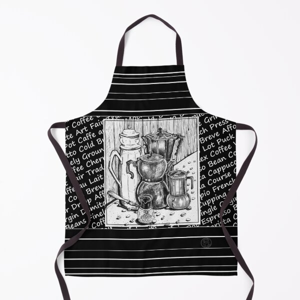Moka Mia 1 - Coffee Pots Apron