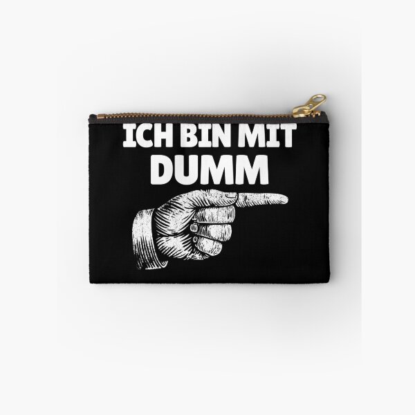 Item preview, Ich Bin Mit Dumm German Finger Right Funny I'm With Stupid Gear designed and sold by DynamicDesign.