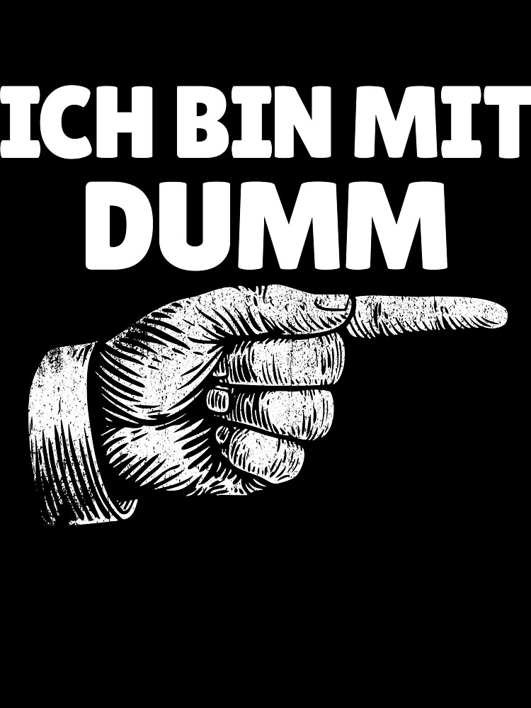 Thumbnail 3 von 3, Tuch, Ich Bin Mit Dumm German Finger Right Funny I'm With Stupid Gear designt und verkauft von DynamicDesign.