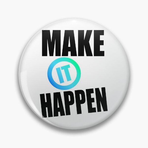 Item preview, Make It Happen - Inspiring Quote  designed and sold by LordAudes.