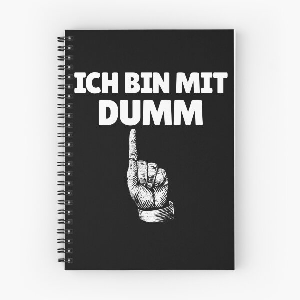 Item preview, Ich Bin Mit Dumm German Finger Up Funny I'm Stupid Gear designed and sold by DynamicDesign.