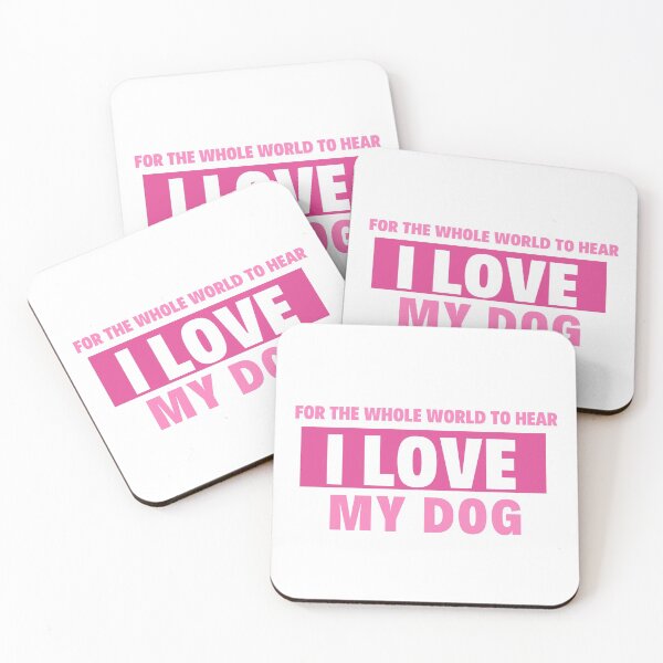 Item preview, I love my dog “My Dog is Cooler Than You” Sticker designed and sold by zadbey.