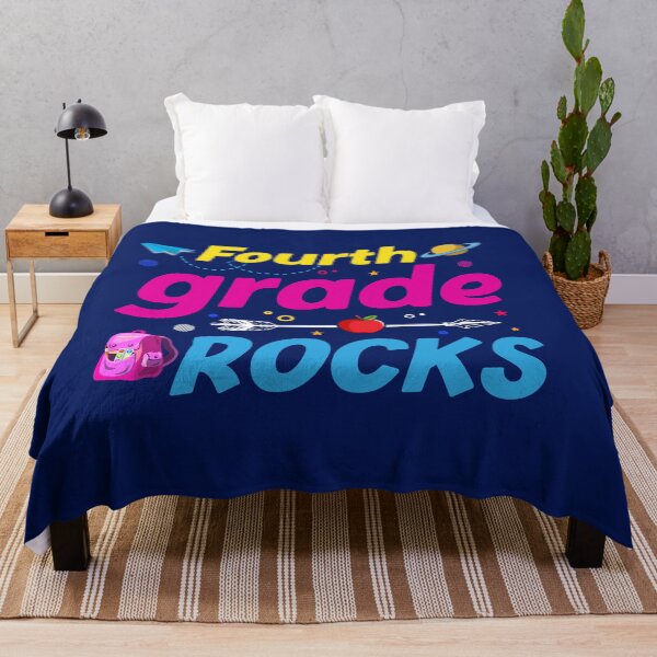 Item preview, Fourth Grade Rocks Back To School 4th Graders & Teachers designed and sold by TrenddyArts.