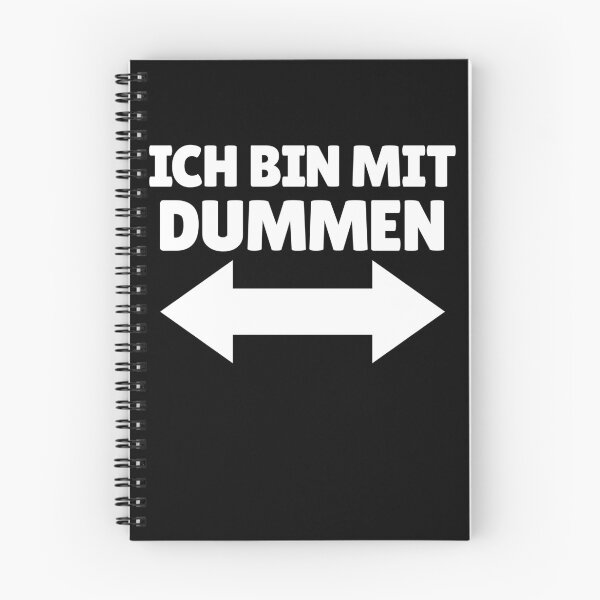 Item preview, Ich Bin Mit Dummen German Arrow Left Right I'm With Stupids Gear designed and sold by DynamicDesign.