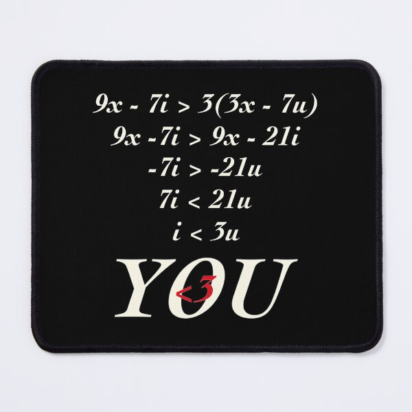 Item preview, I Love You Math designed and sold by TheUnknown93.