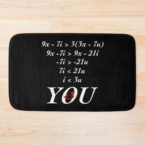 Item preview, I Love You Math designed and sold by TheUnknown93.