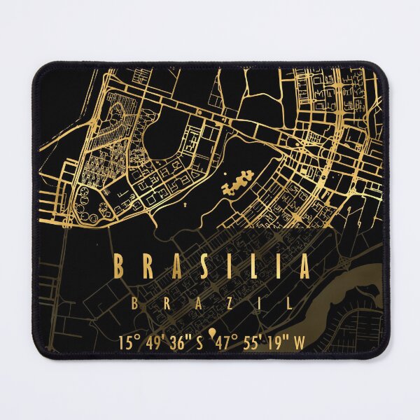Item preview, Brasilia Map Brazil designed and sold by hatimelhag.