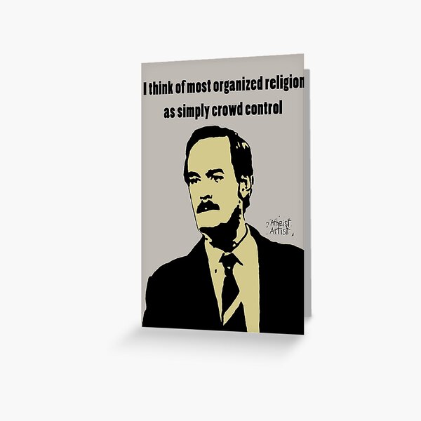 John Cleese against organized religion Greeting Card