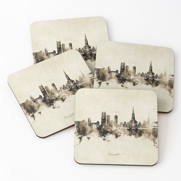 Item preview, Münster Germany Skyline designed and sold by ArtPrints.