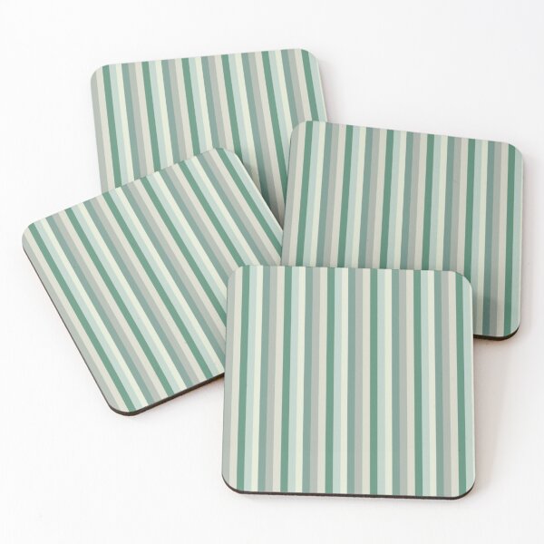Item preview, Pale Greens and Greys Stripe Repeat 5748 designed and sold by Art in My Loft.