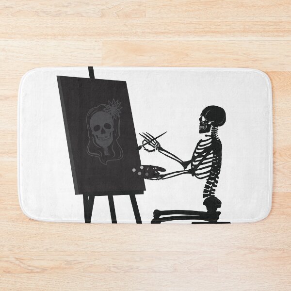 Item preview, Mr. Skeleton painting his Girlfriend designed and sold by magoa2am.