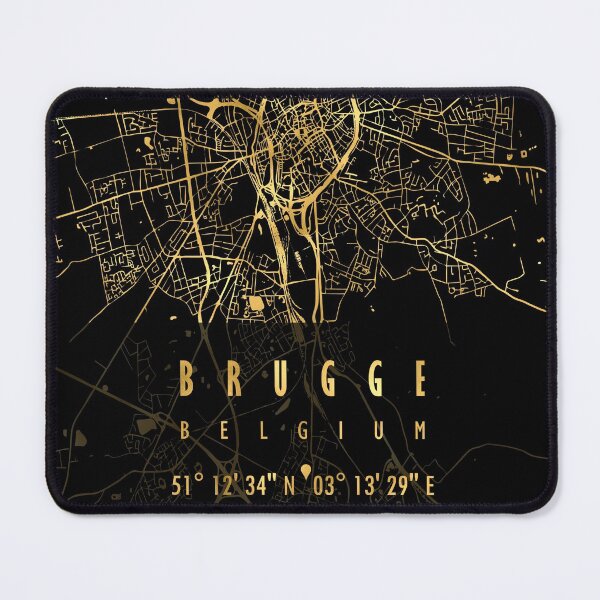 Item preview, Brugge Map Belgium designed and sold by hatimelhag.