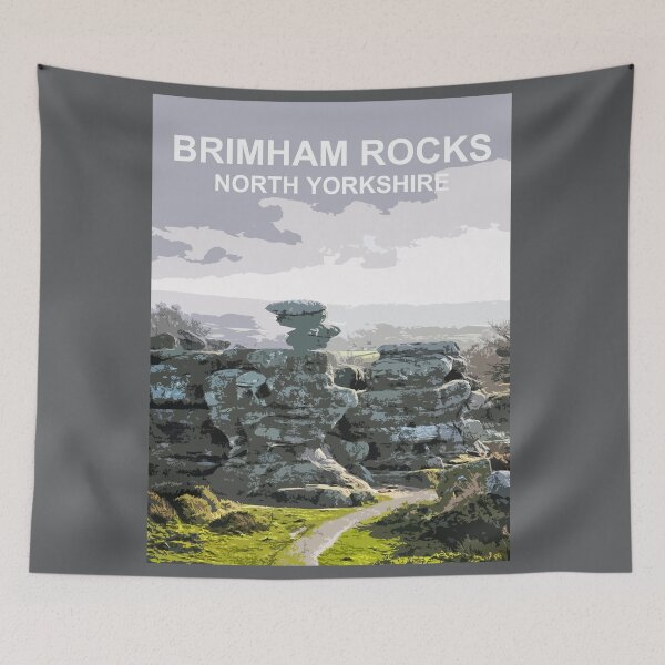 Item preview, Brimham Rocks North Yorkshire England UK designed and sold by BarbaraGlebska.